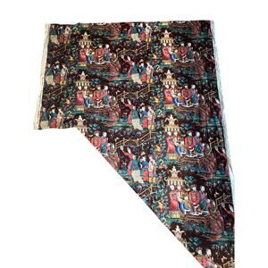 Payne Fabrics "Royal Council" screenprinted in England fabric toile